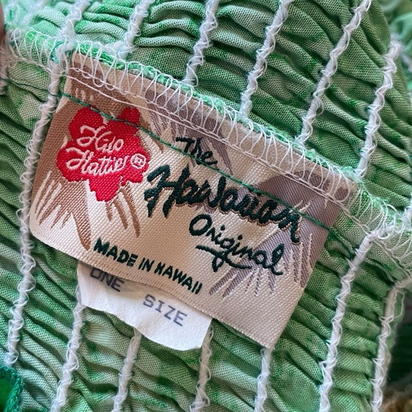 Hilo Hattie Y2K Green Orange Pink Tropical Hawaiian Coastal Floral Maxi Dress - Picture 6 of 7